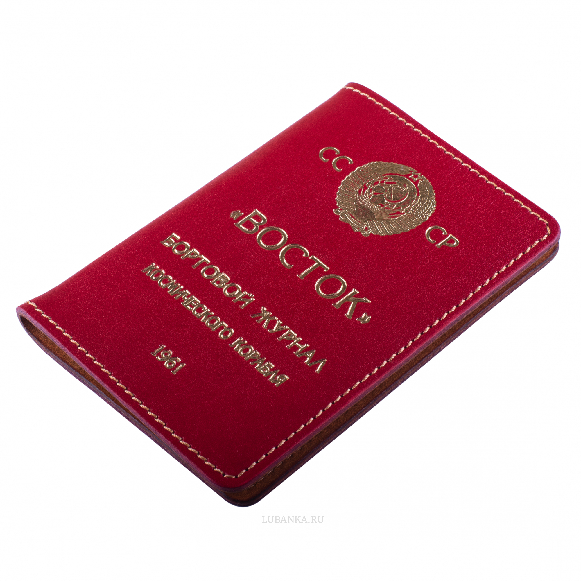 Обложка для автодокументов Восток красная