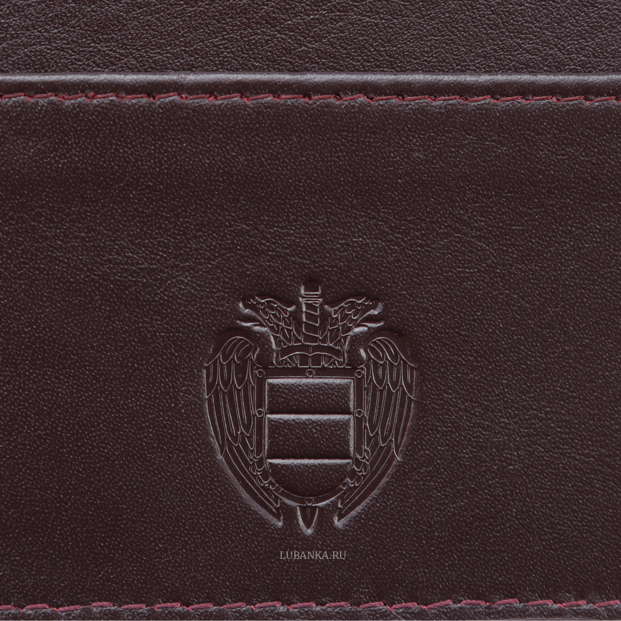 Картхолдер двухсторонний ФСО бордовый