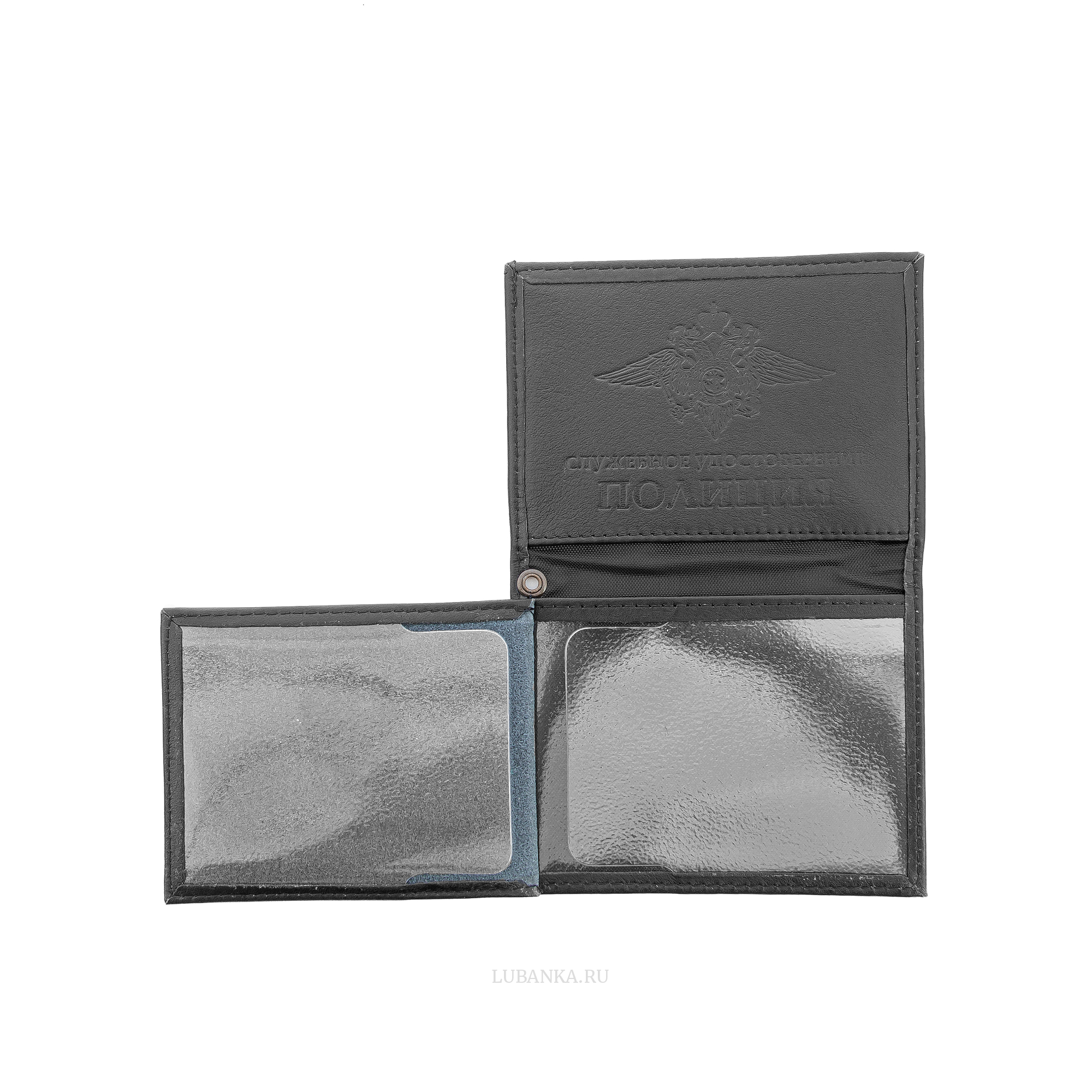 Обложка для удостоверения Полиция черная