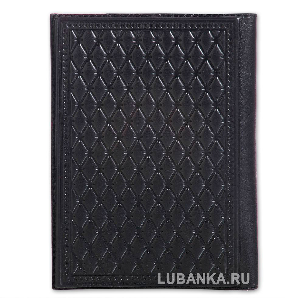 Обложка для паспорта «Мотострелковые войска», чёрная
