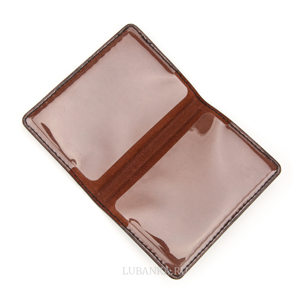 Обложка для удостоверения Московский Уголовный Розыск коричневая